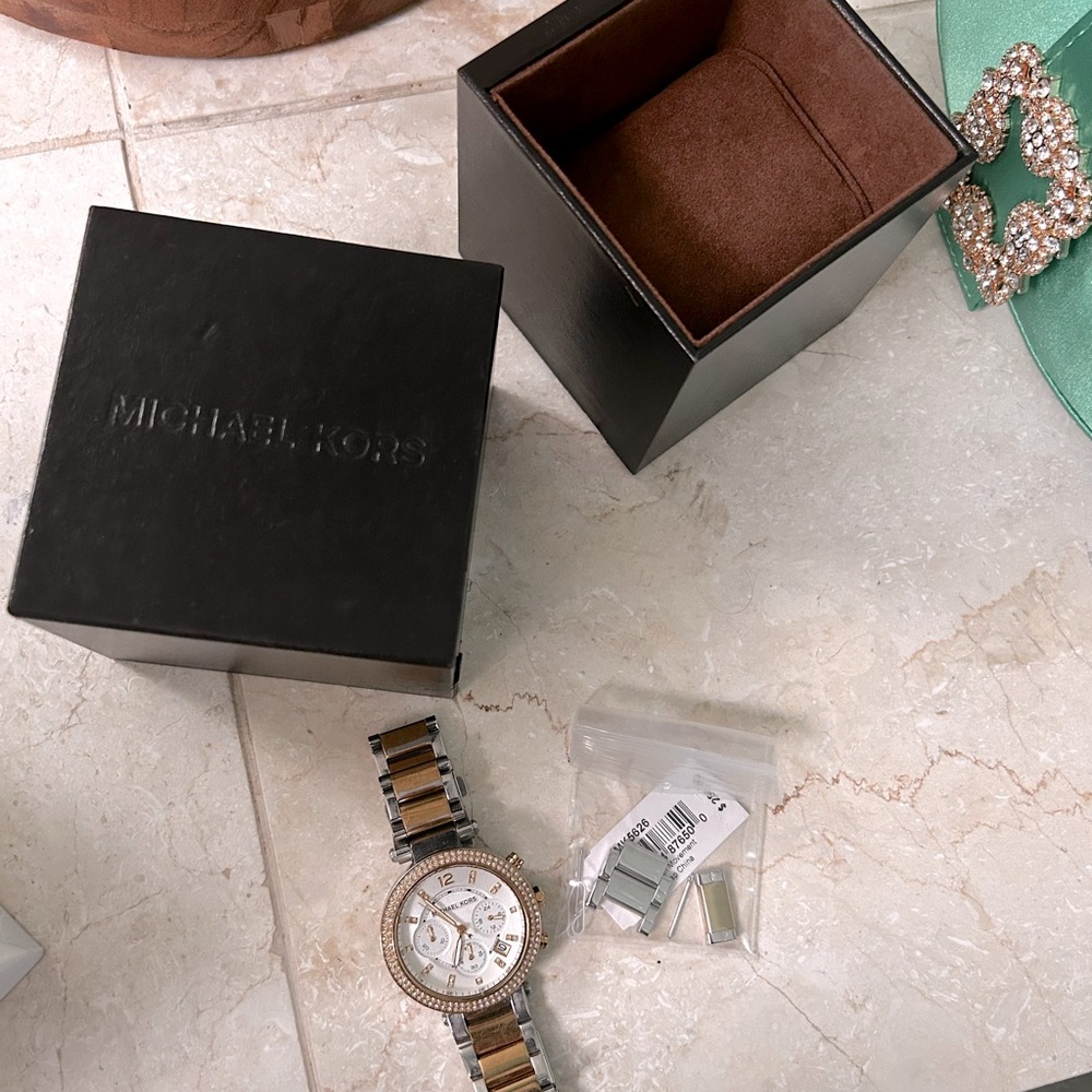 Michael Kors two tone watch